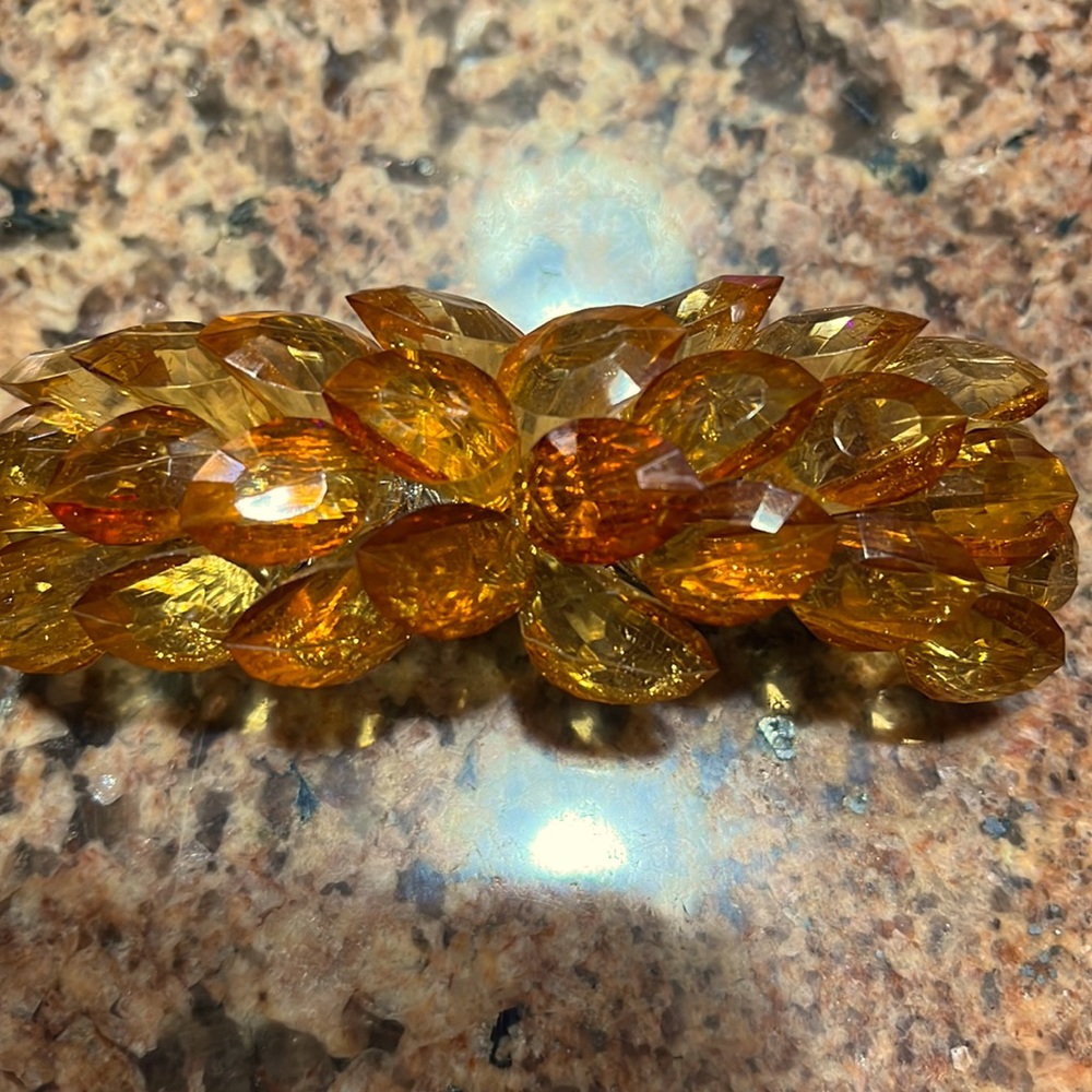 Vintage Beaded Barrette